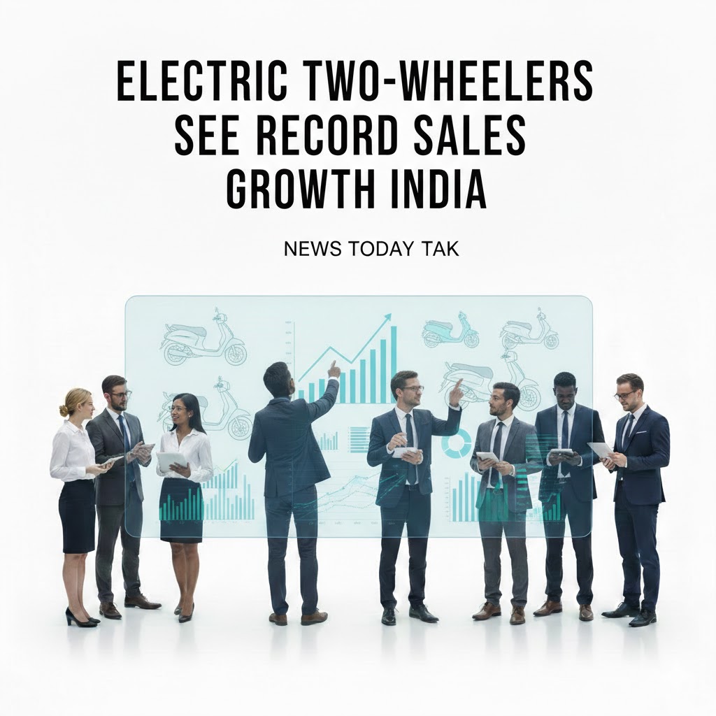 Electric Two-Wheelers See Record Sales Growth India