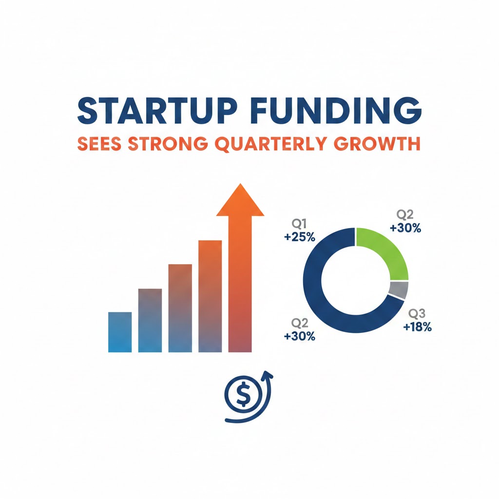 Startup Funding Sees Strong Quarterly Growth