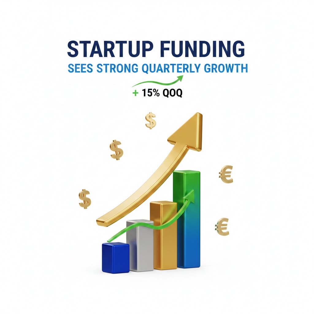 Startup Funding Sees Strong Quarterly Growth