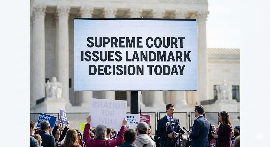 Supreme Court Issues Landmark Decision Today