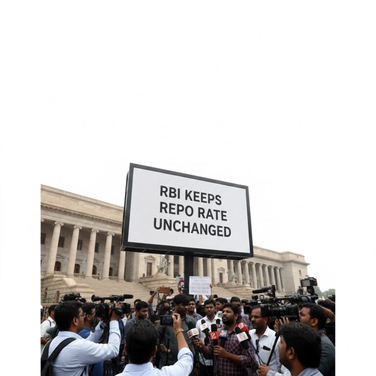 RBI Keeps Repo Rate Unchanged