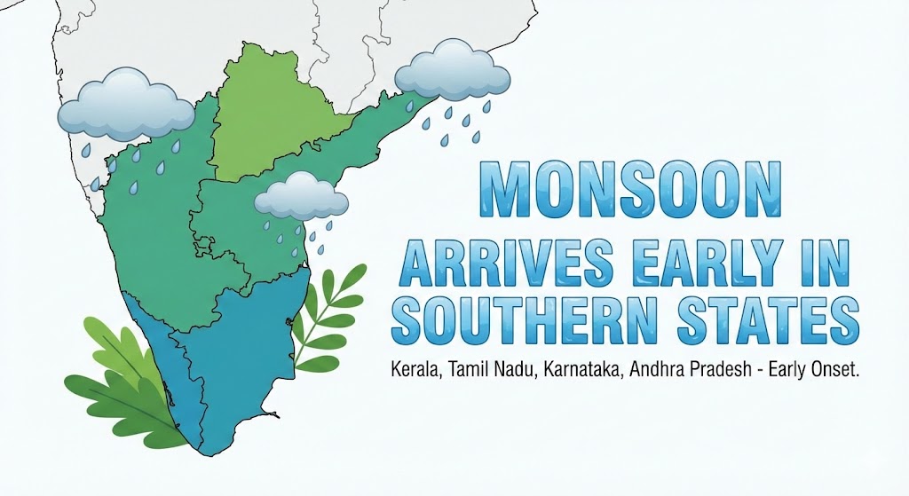 Monsoon Arrives Early In Southern States